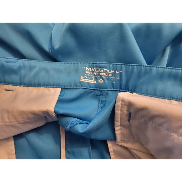 Nike Golf Tour Performance Blue Mens Size 36 Shorts in good condition - Picture 2 of 5